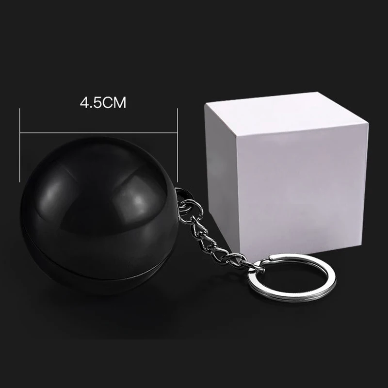 Prophecy Ball ความเครียดบรรเทาแบบพกพา Fortune Telling Decision Maker Key แหวน Magical คําตอบ Ball Key ผู้ถือเกมของขวัญของที่ระลึก