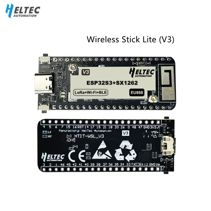 Heltec WiFi LoRa 32(V3) Placa de desarrollo con SX1262 ESP32 LORA nodo inalámbrico shell stick lora gateway wifi BLE nudo con pantalla OLED