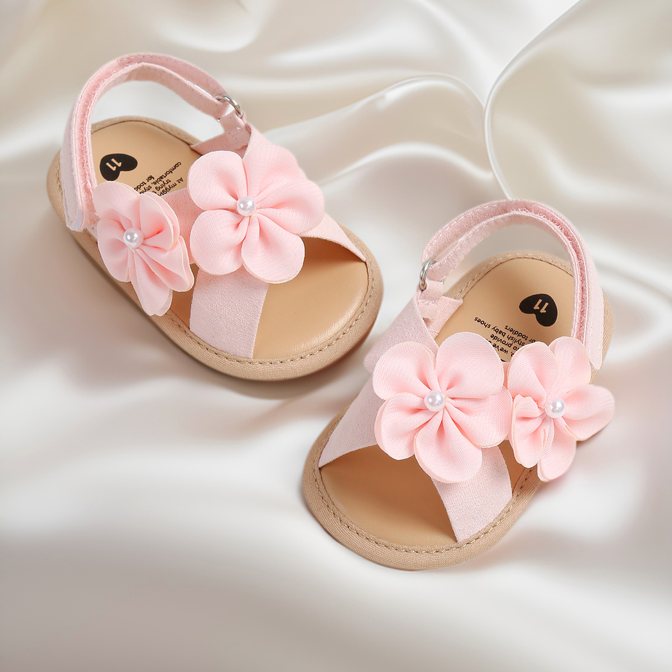 Sandales d'été pour bébés filles, chaussures d'extérieur pour premiers pas, chaussures d'été pour tout-petits filles