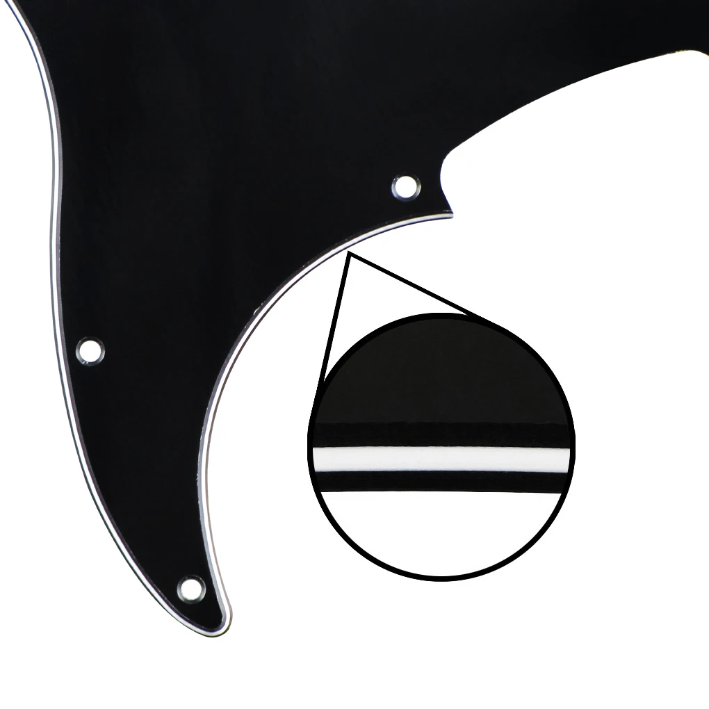 FLEOR 1P Bass Pickguard 13 Lỗ Trầy Xước & Đĩa Ốc Vít Cho 4 Dây PB Phần Bass, 15 Màu Lựa Chọn