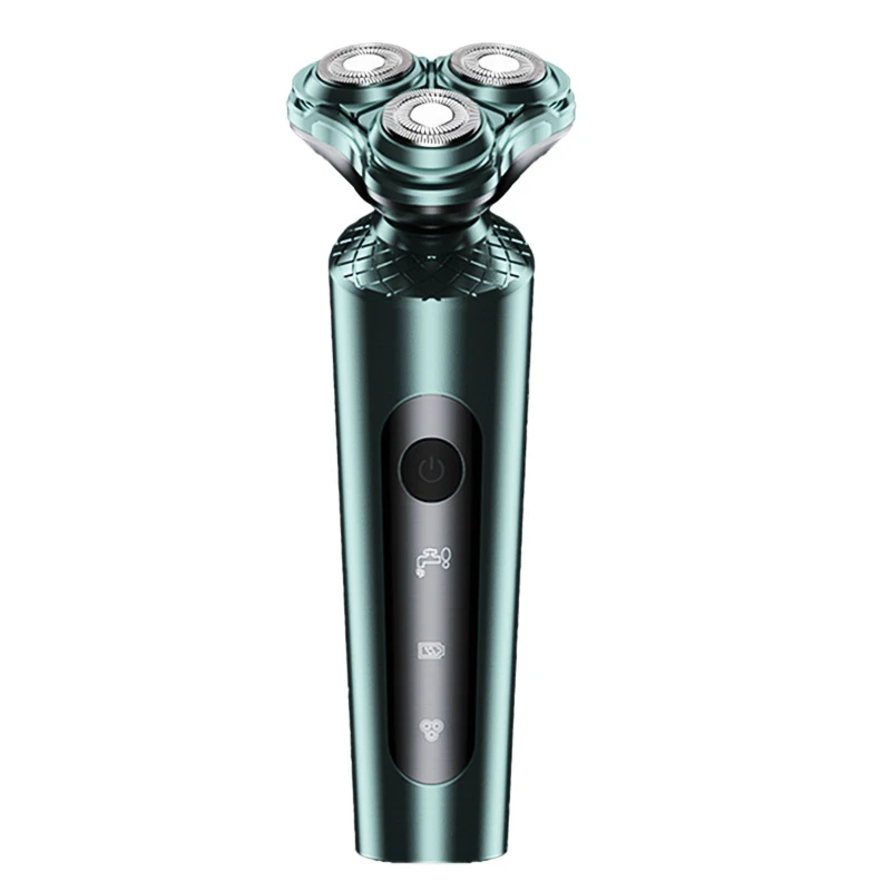 Electric Shavers Men Waterproof Wet Dry Use Electric Trimmer Razor Rechargeable Battery Rotary Shavers Machine Shaving