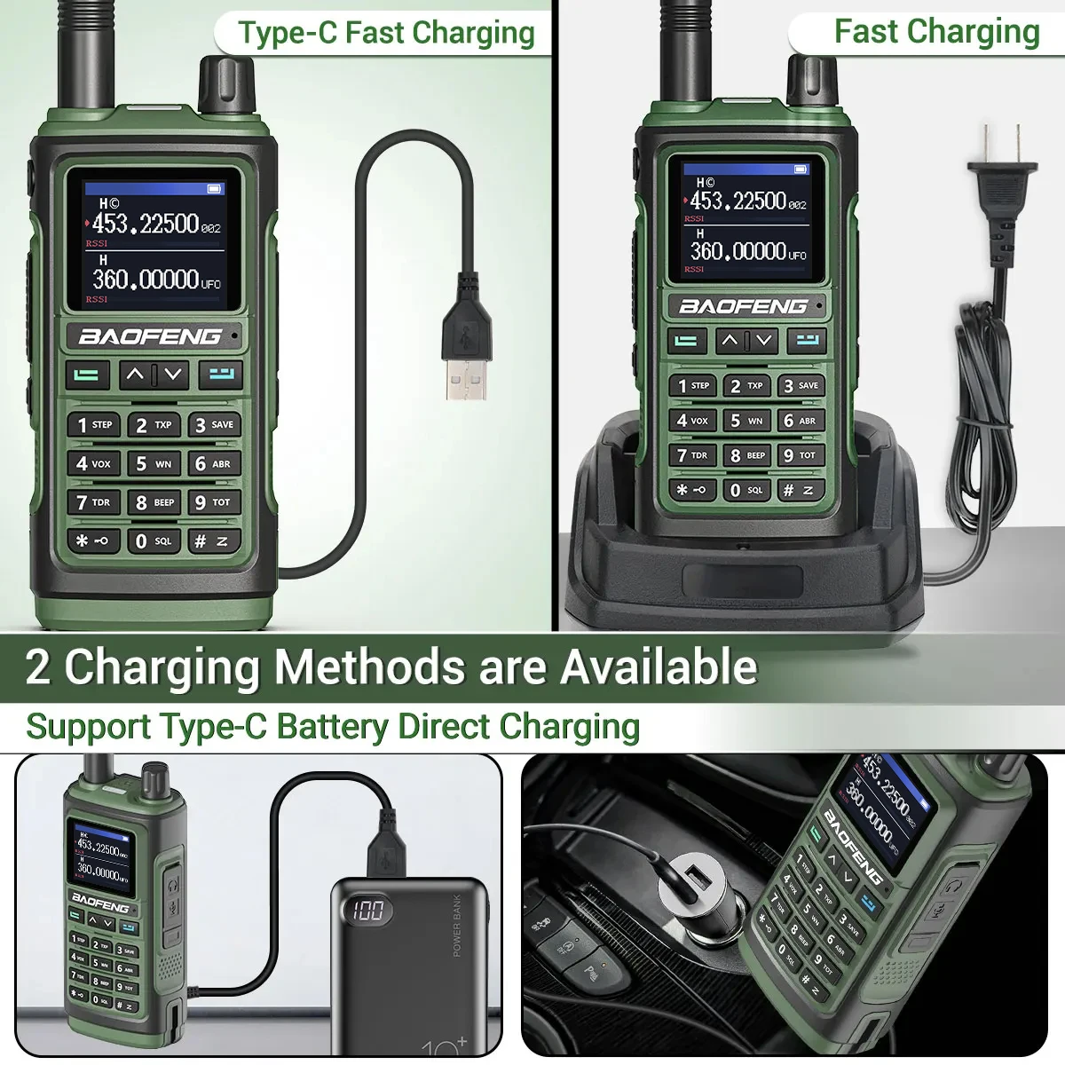 Baofeng UV-17M walkie talkie sechs band langstrecken luftband drahtlose kopie frequenz fm/am UV-5R jagd radios kommutator 17 pro