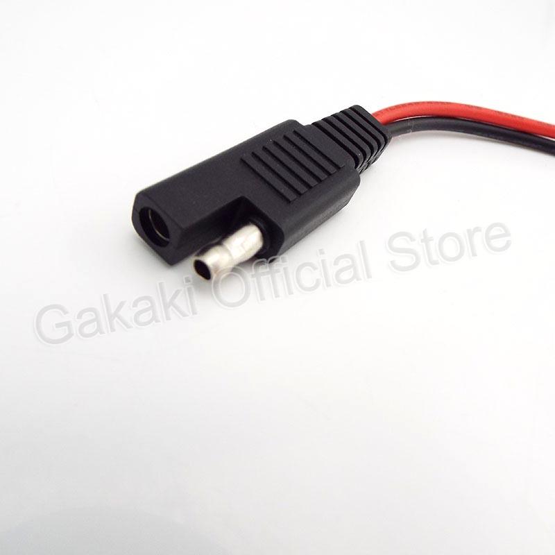 12v 18awg sae power cabo de extensão automotiva 2 pinos diy conector linha macho fêmea plug fio cobre para bateria carro cabo solar