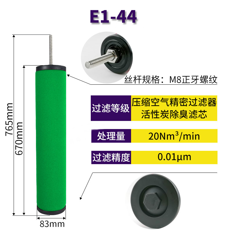 1 шт. новый подходит для сжатого фильтра Hankison E1-44 E3-44 E5-44 E7-44 E9-44