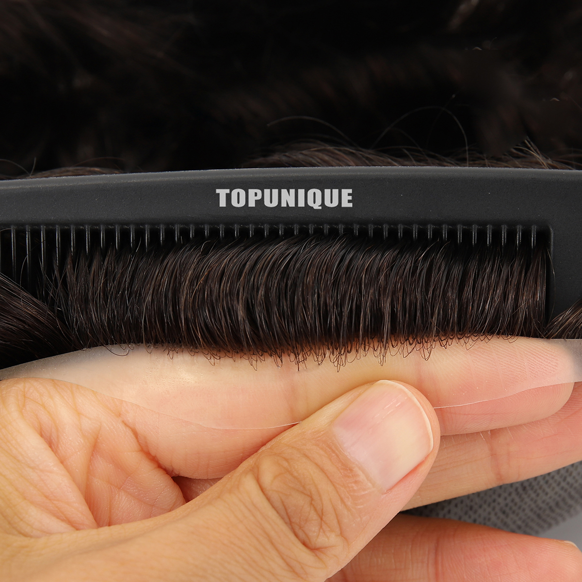 Beeos 6 pouces 0.06mm système de cheveux hommes systèmes de remplacement peau Super mince hommes toupet Protesis Capilar Hombre Pelo Humano
