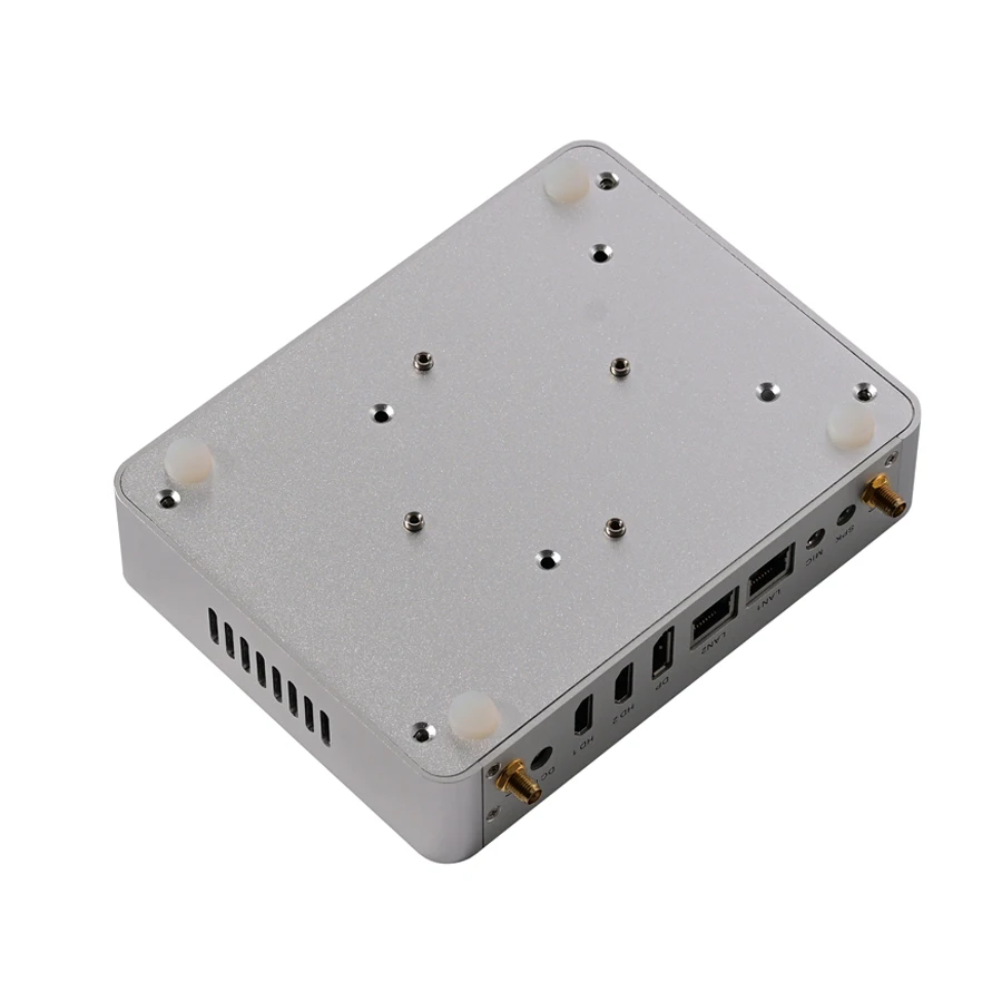 Fanless Mini PC 12th gen Intel Celeron N100 Desktop Gaming Computer DDR4 Support wifi6 3*Screen 2*HDMI 1*DP Windows11 2*LAN