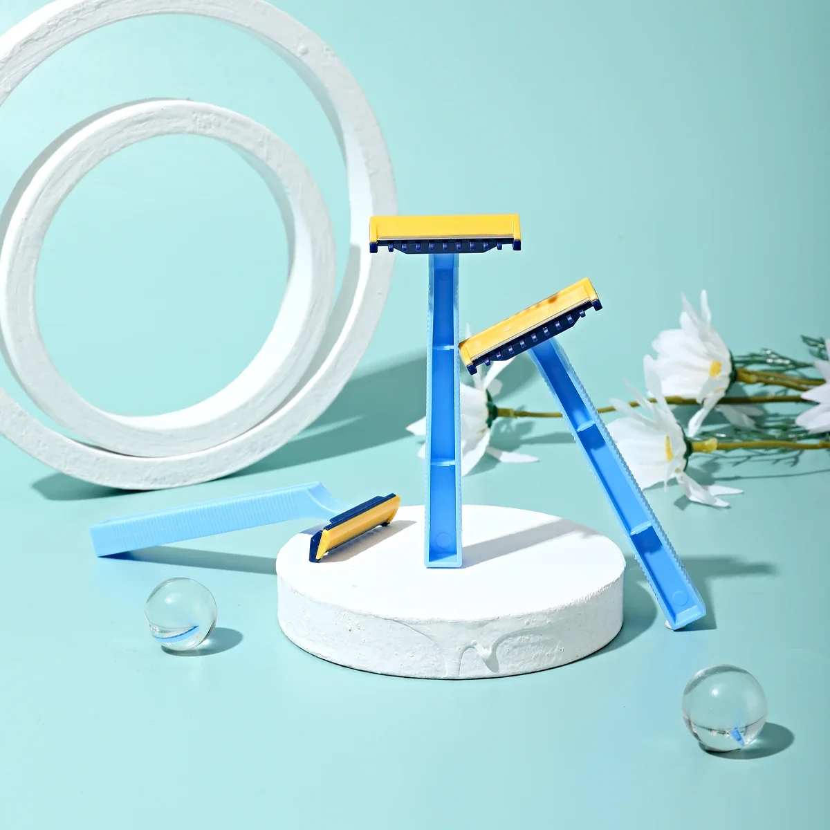 30 ชิ้น/กล่องทิ้งมีดโกนสําหรับผู้หญิงสุขาภิบาลเครื่องโกนหนวด 1 Super Sharp ใบมีดหวีสําหรับ Face ลงขาแขนบิกินี่