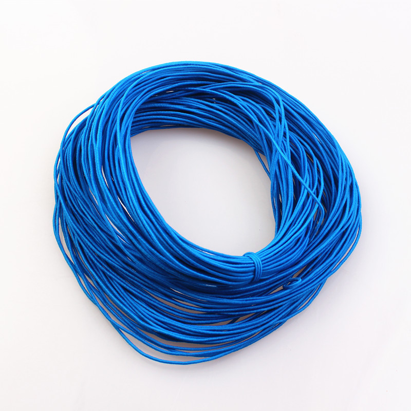 1mm 24m cabo elástico trançado miçangas fios estiramento corda tecido artesanato cabos para fazer jóias 23 cores