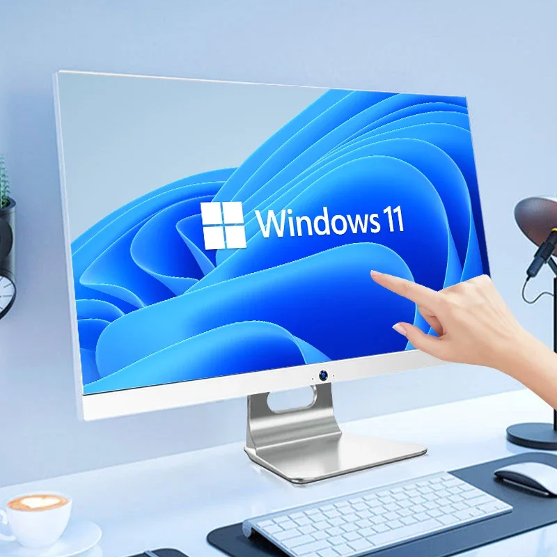 Core I5 I7 I9 หน้าจอสัมผัสเดสก์ท็อป Monoblock Pc All-in-one Barebone All In One คอมพิวเตอร์