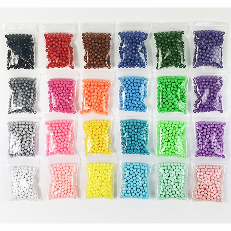 500 шт., 36 цветов, 5 мм, водяные бусины, спрей, волшебные бусины, развивающие 3D бусины, пазлы, аксессуары для детей, игрушки