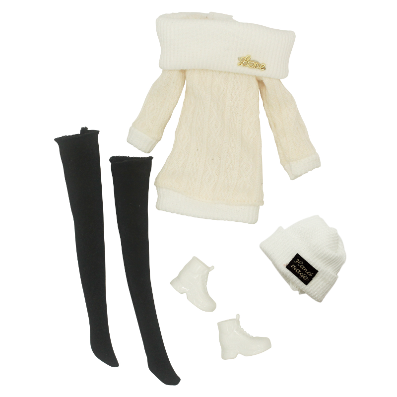 30 cm dünne Puppenkleidung täglich lässig Pullover 4 Stück Anzug Mädchen DIY Dress Up Spielzeug Puppenzubehör
