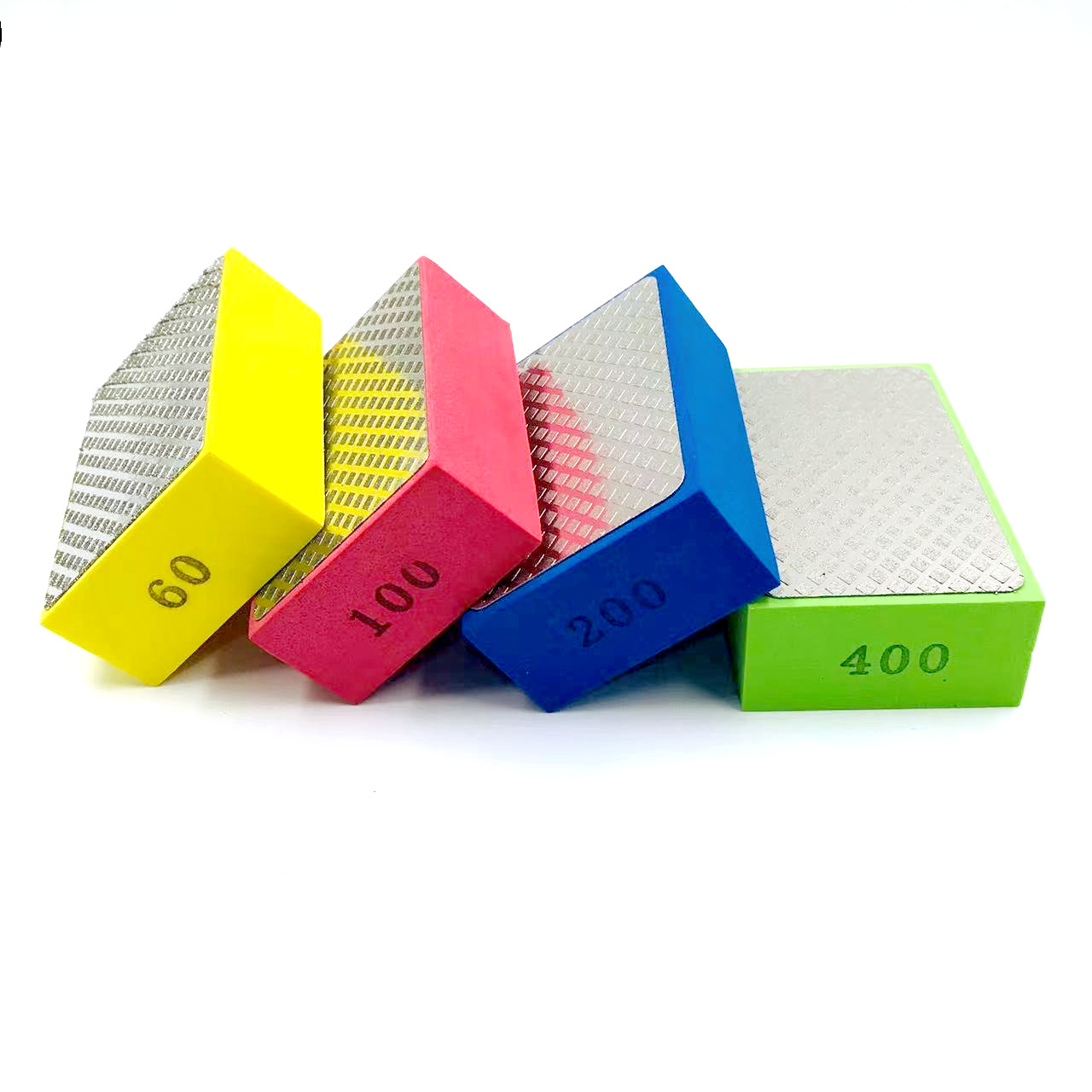 Diamond Hand Polishing Pads 93mmx58mm Tile Glass Abrasive Grinding Block Pad Stone Marble Ceramic Abrasive Sanding Disc