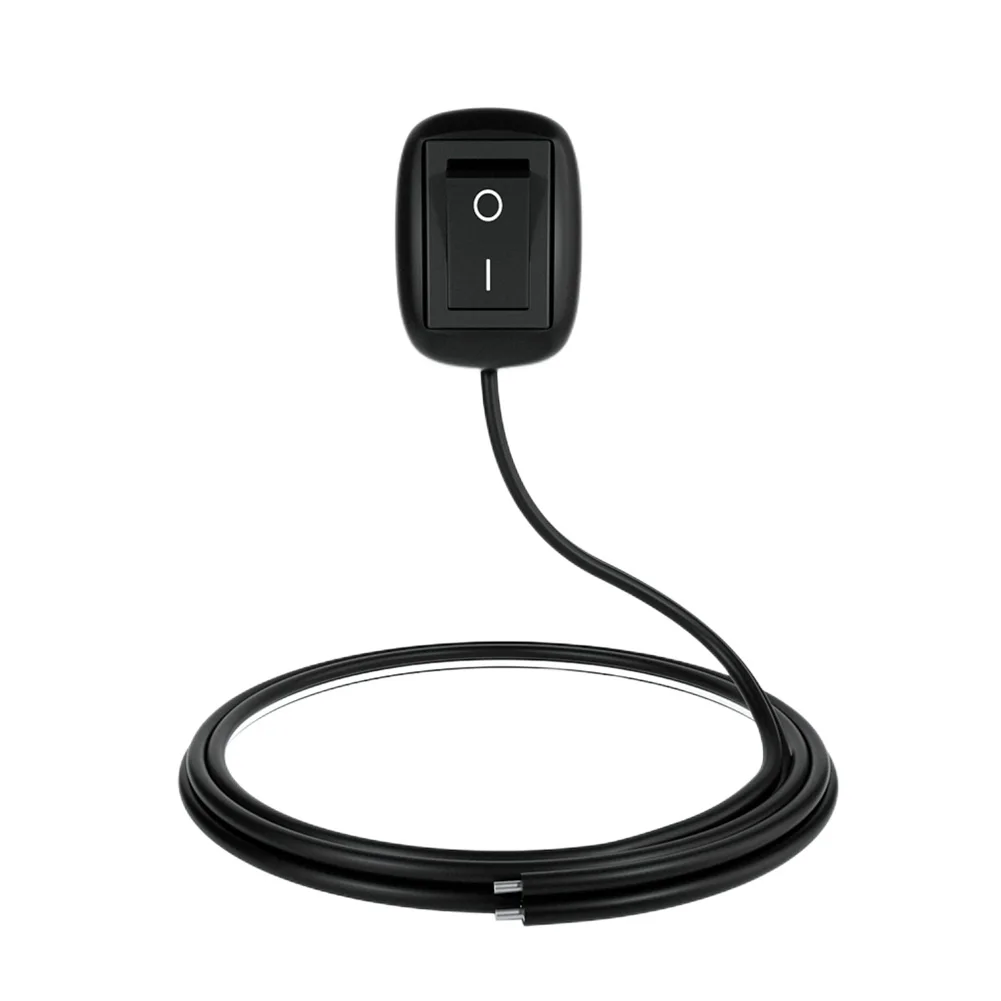 Interruptor Universal Carro com Cabo, Interruptor de Desconexão da Bateria, Tipo Colar, Mini Interruptor para Lâmpada de Nevoeiro, Luzes de Néon, DC 12V, 24V, 60cm, 100cm