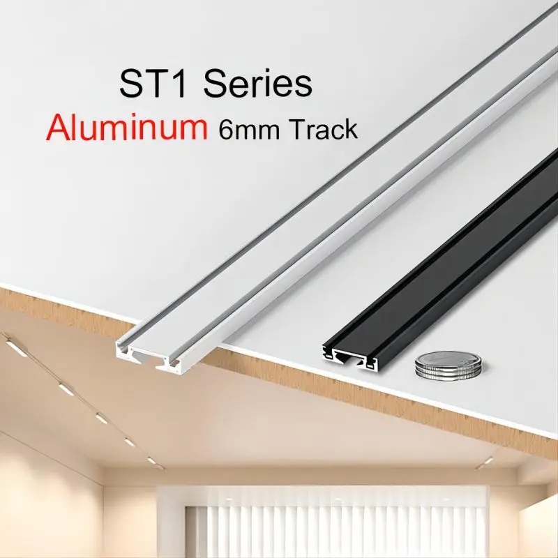 ST1 Series Bề Mặt Siêu Mỏng Từ Tính Theo Dõi Đèn Không Có Tế Bào Cần Chiếu Sáng Độ Cứng Cao Hiện Đại Linh Hoạt Đèn Sống Nhà