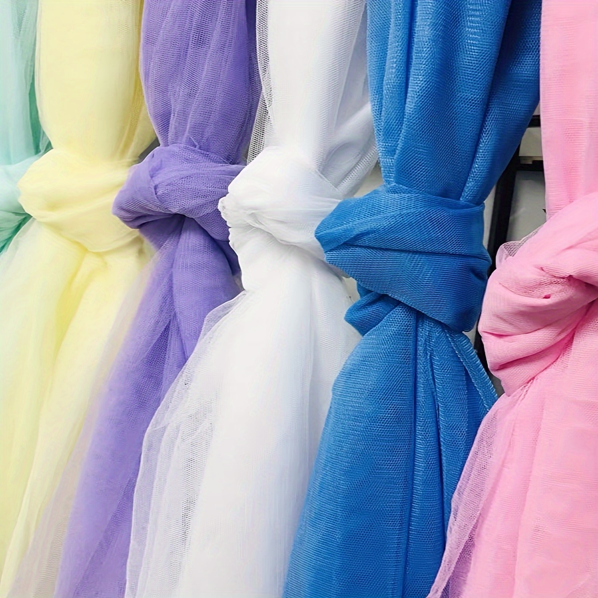 30 Farben frischer Tüll-Netzstoff, weiches Kleid, Dekoration, Rock, Saum, Stoff, Schleier, Kopfschmuck, Designer-DIY-Stoff