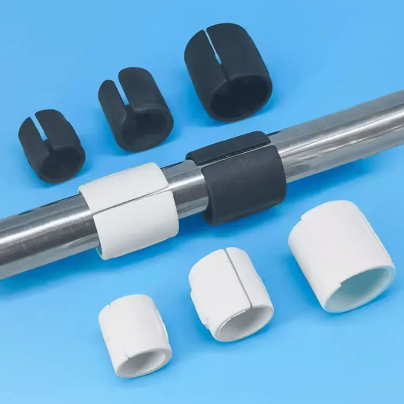 1-20 pezzi a forma di U sedia gamba pad sedia piede paraurti ammortizzatore anti-inclinazione anteriore antiscivolo durevole tappi per tubi morsetto per tubi protezione per pavimento