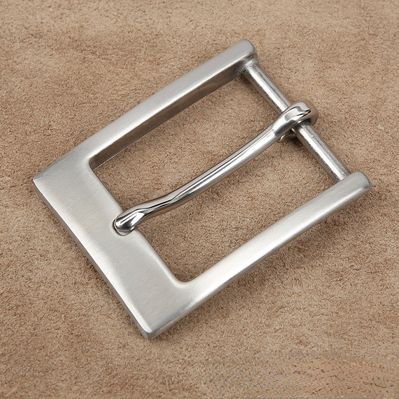 Hebilla de cinturón de acero inoxidable para hombre, hebilla de cinturón con pasador de Metal, accesorios de moda para Vaqueros