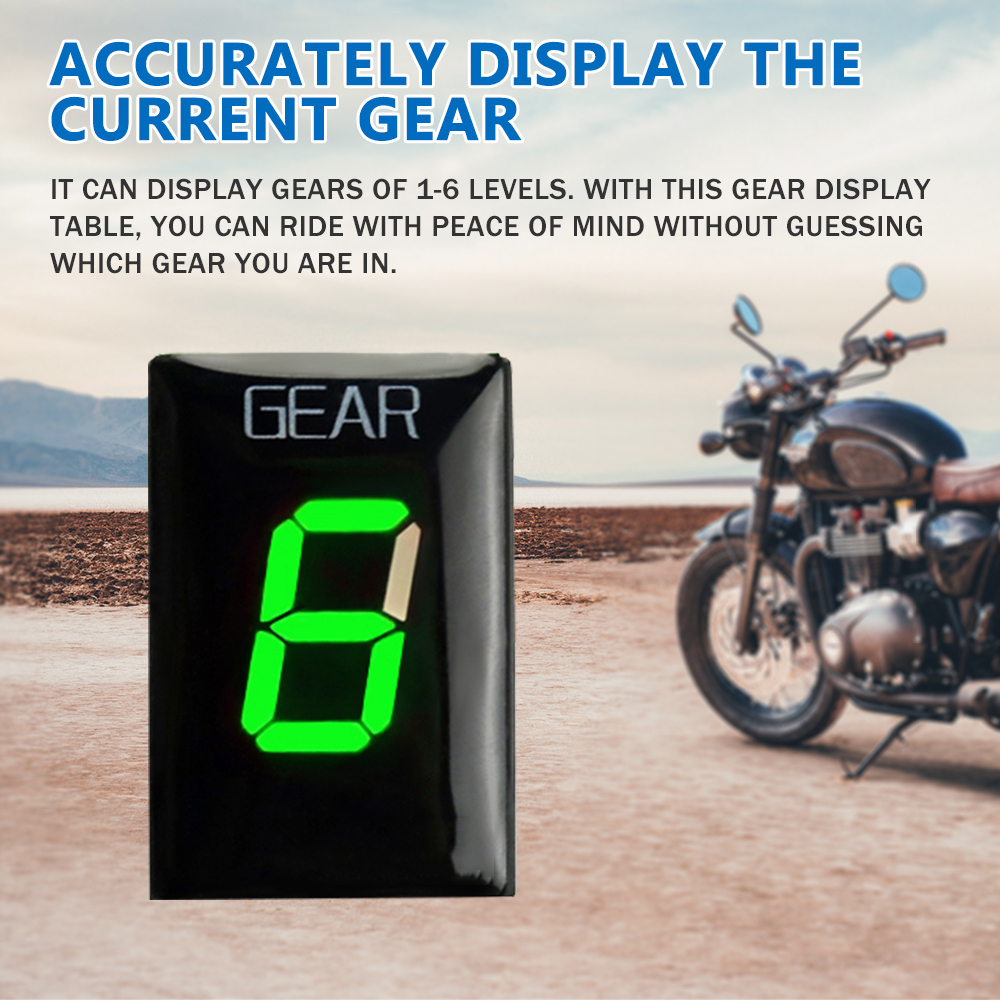 Индикатор шестерни мотоцикла для Kawasaki NINJA 300R Z300 Z650 Z750 R Z750R Z800 e Z800e Z1000 SX Z1000SX Mule