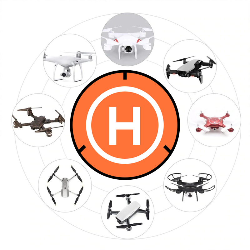 Drone Quadcopters Accessori Universale 55 cm Pieghevole Landing Pad RC Dron Mat Quadcopter Parcheggio Grembiule Grembiule Pad