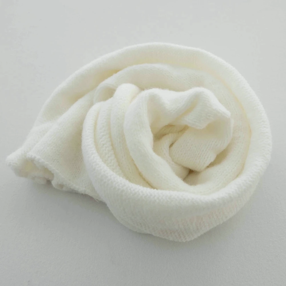 Knitting Newborn Stretch Wrap for Studio Photo Neutral Baby Photo Prop Swaddle Wrap Posing Fabric