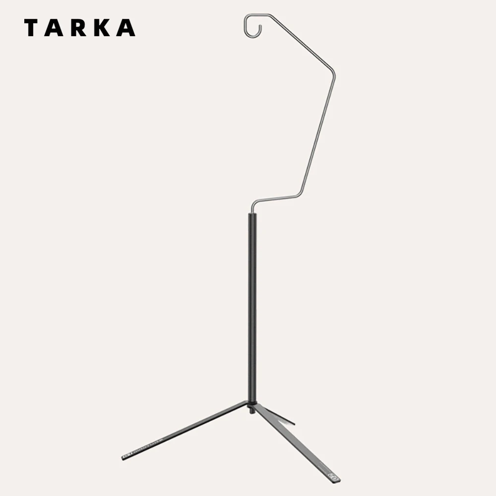 TARKA-soporte de linterna ultraligero, soporte de luz de mesa, colgador de luz portátil desmontable, iluminación turística al aire libre, perchas de linterna