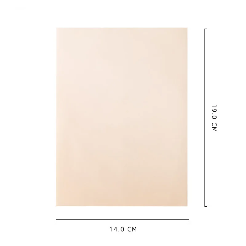 タトゥー練習用スキン ブランクラバーシート 厚さ18.8x14.2cm 両面使用可能、ブランクタトゥー練習用スキン スキン ラテックスシートゴム