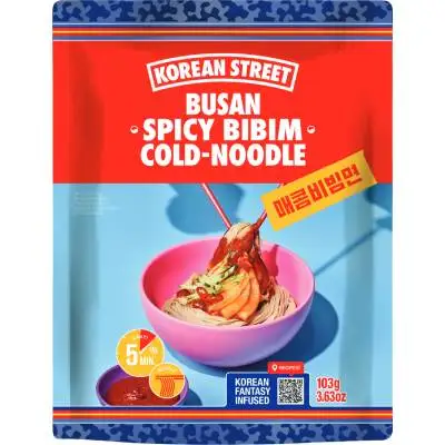 Busan Spica Bibim kalte Nudel 162,5g Instant Dish-koreanische Straße