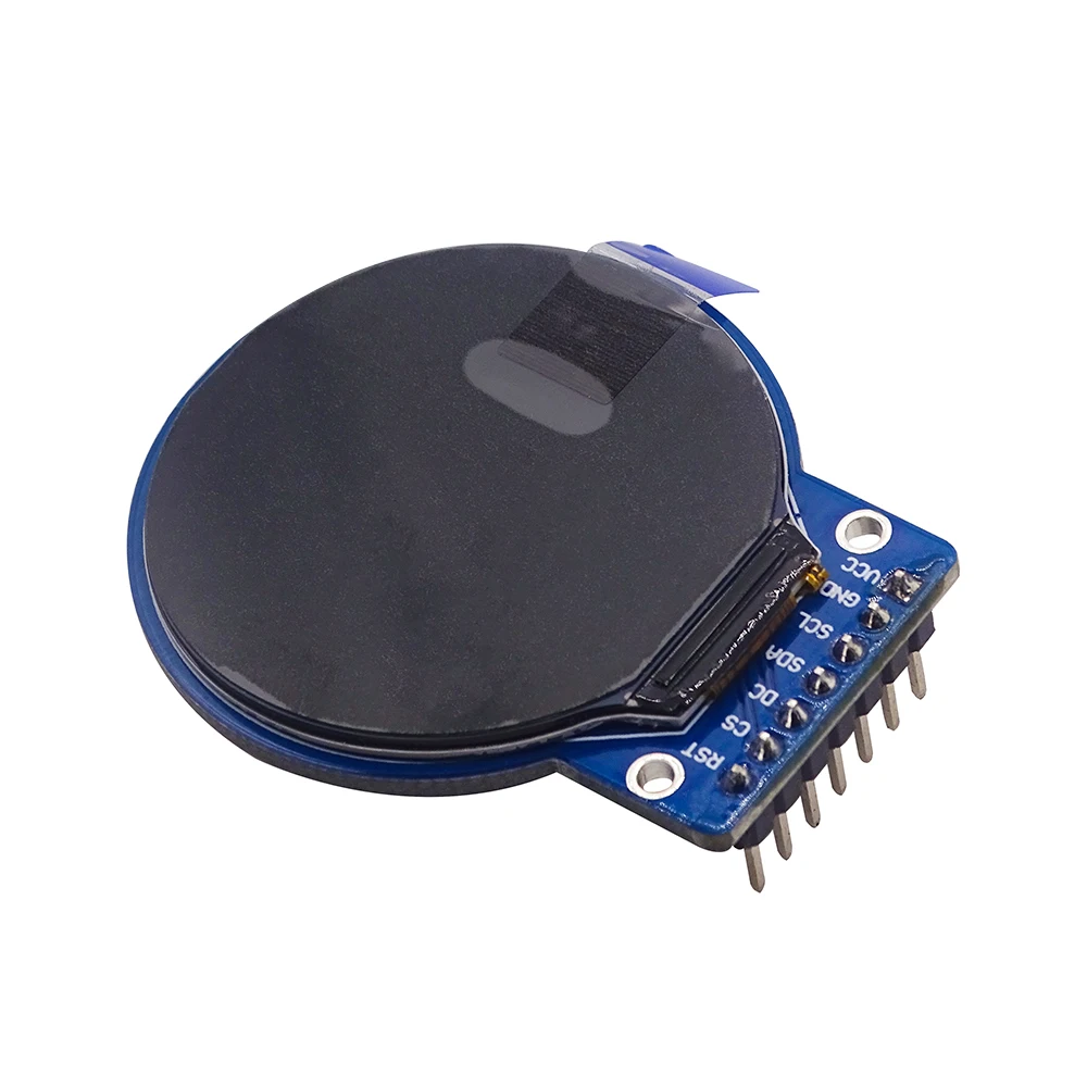 Pantalla TFT, módulo de pantalla LCD TFT de 1,28 pulgadas, controlador redondo RGB 240*240 GC9A01, interfaz SPI de 4 cables, PCB 240x240 para Arduino