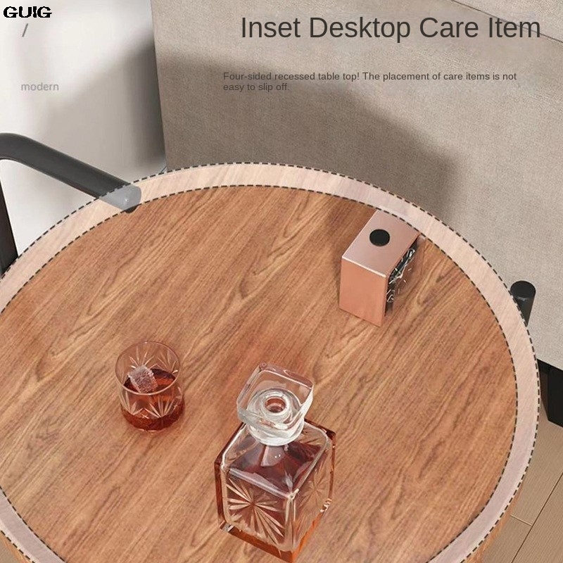 GUIG Pequeno Móvel End Table Trolley, Sala Sofá Side, Pequena Mini Mesa, Roda de prateleiras, Vento nórdico, Carro de jantar, Quente, Novo