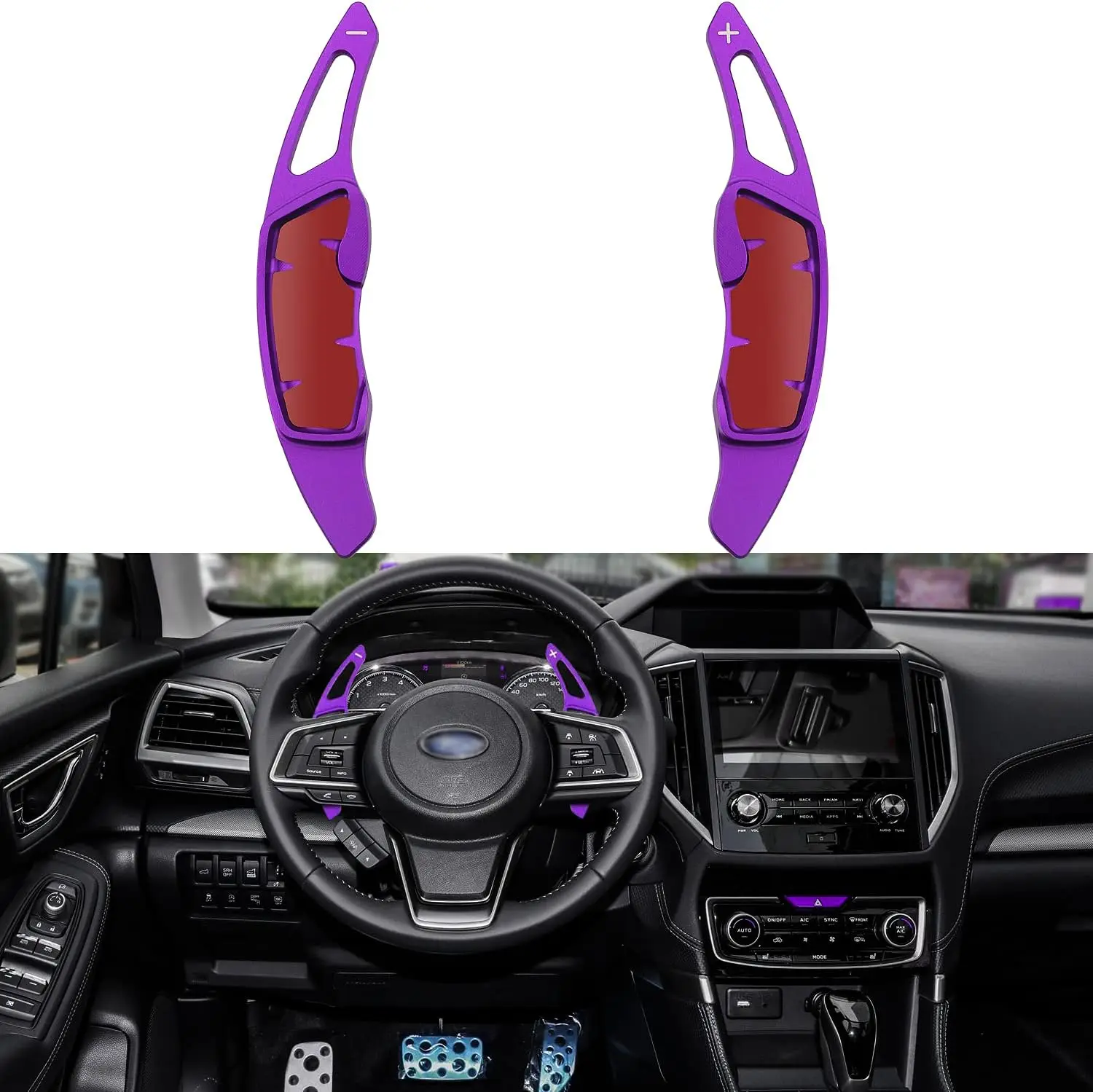 シフトパドルステアリングホイールシフター拡張スバルフォレスターアウトバック XV BRZ WRX インプレッサ Crosstrek レガシィアクセサリー