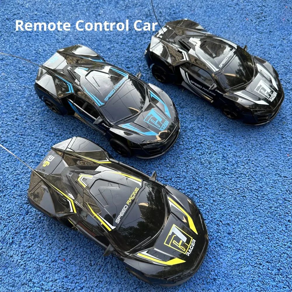 1Pc haute vitesse télécommande voiture de course sport jouet voiture Halloween et cadeau de Noël pour garçons et filles