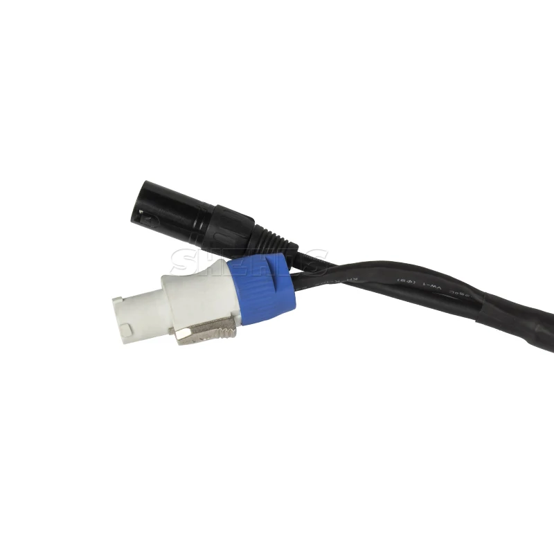 Kabel Powercon DMX o długości 3 metry / 2 metry, wtyk Powercon, linia zasilająca, akcesoria oświetleniowe do sceny, wesela, DJ, dyskoteki, SHEHDS