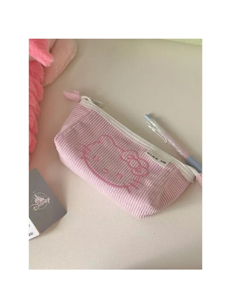 Kawaii cute cartoon 2-story large-capacity children's pencil case student school pencil case party girl gift