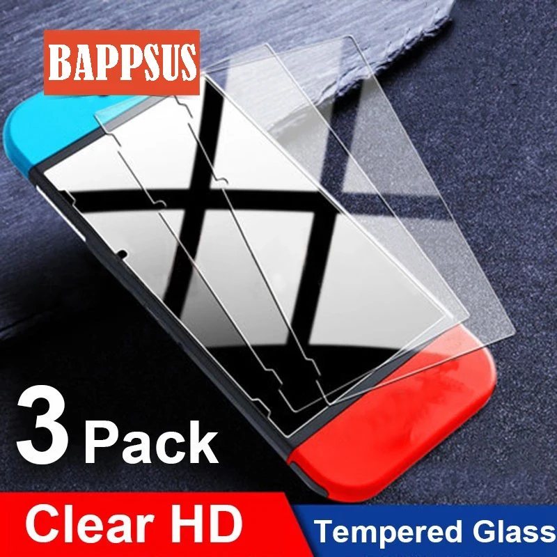 Bộ 3 Kính Bảo Vệ Cho Nintend Công Tắc Lite Kính Cường Lực Bảo Vệ Màn Hình Cho Nintend Công Tắc Oled Kính Phụ Kiện Bộ Phim
