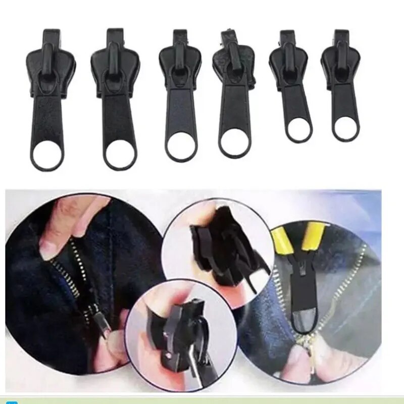 6/12/24pcsPlastic Zipper Head 6pcs Multifunctional Clothing Accessories