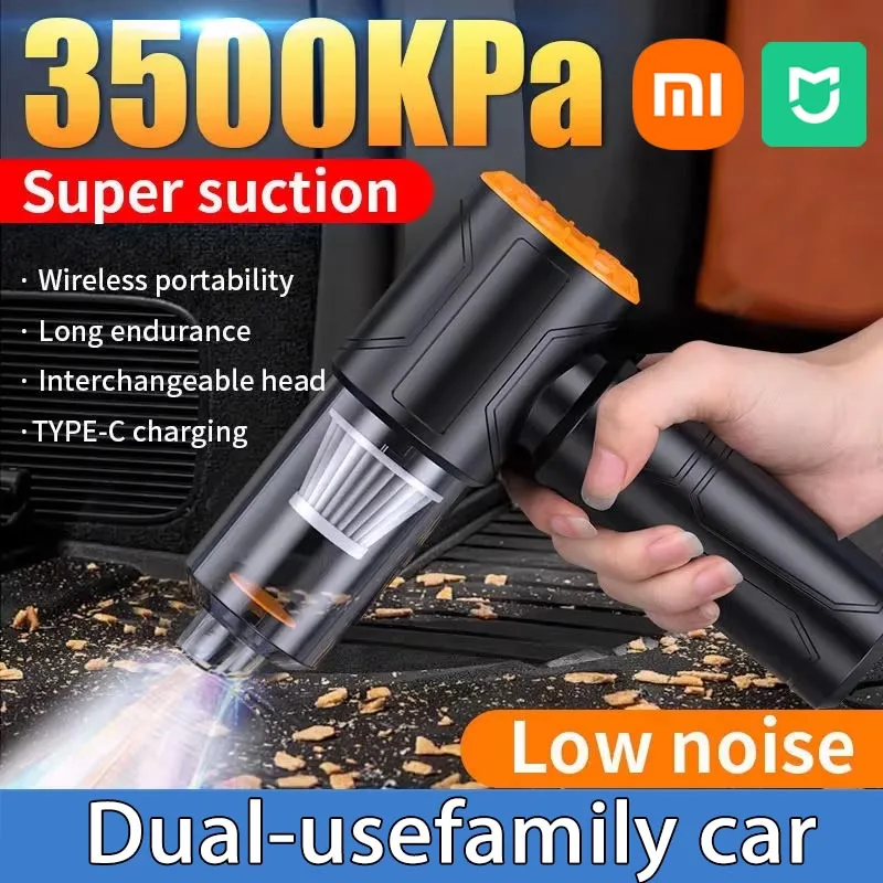 Xiaomi 3500Pa беспроводной автомобильный пылесос ручной беспроводной перезаряжаемый всасывающий портативный пылесос для дома автомобильная клавиатура
