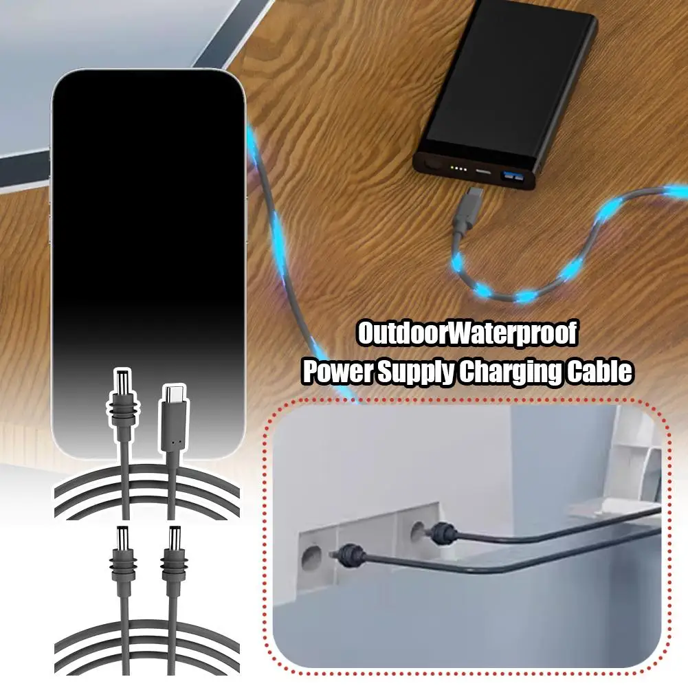 Type-C ถึง DC/DC ถึง DC Fast CHARGING Power CABLE สําหรับ Starlink MINI กันน้ํากลางแจ้ง 20V 2/3/5/10 M สําหรับ Starlink MINI Power CABLE