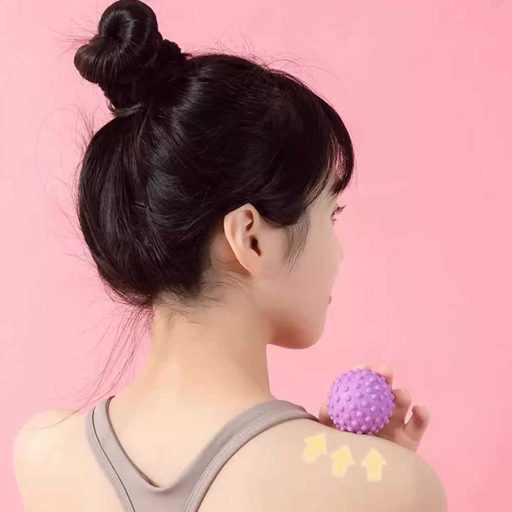 새로운 근막 볼 제기 포인트 마사지 TPR 자세 마스터 요가 허리 및 뒷발 목 멤브레인 땅콩 단독 근육 이완