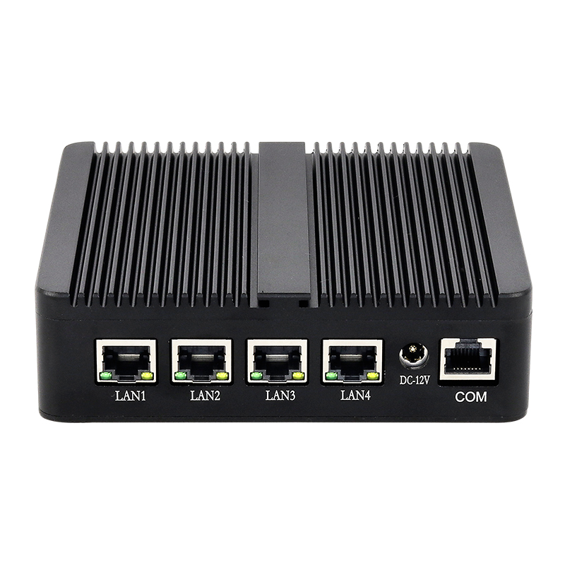Quạt Không Cánh Mini PC Mềm Router Intel Celeron J4125 Quad Lõi 4x LAN 2.5G Intel I225V NIC Friewall Thiết Bị