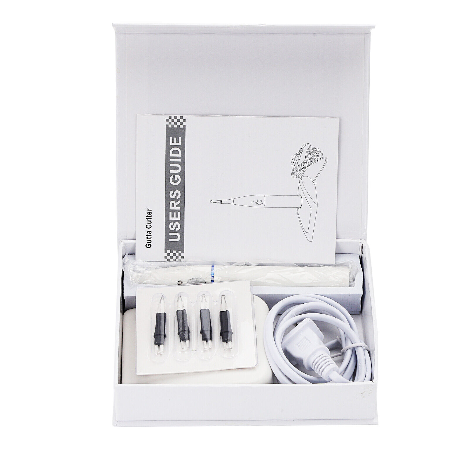 Cortador de goma Dental de gutta Percha con 4 puntas, sistema de obturación Endo, rompedor Dental disuelto, cortador de gutapercha