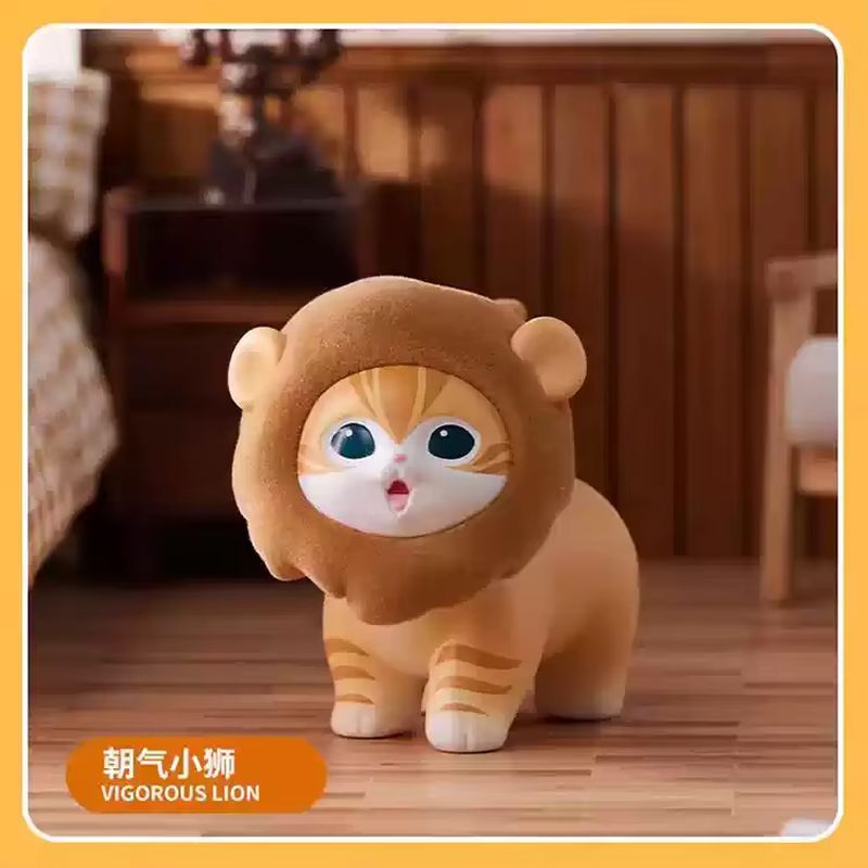 Mofusand-パーティーシリーズのブラインドボックスおもちゃ,かわいいフィギュア,カワイイアニメフィギュア,収集おもちゃ,ミステリーボックス,子供のためのクリスマスプレゼント