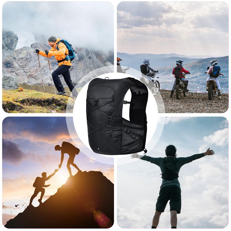 Lightweight Outdoor Running Hydration Vest Outdoor Hiking Hydration Pack Vest Running Backpack Insulated Backpack Water Bag