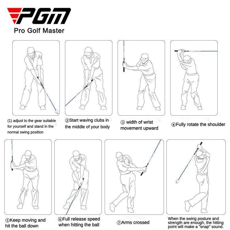 Pgm golf lauter Swing Stick Trainer erhöhen Swing Speed Verzögerung aus Stick Training Simulator hgb024