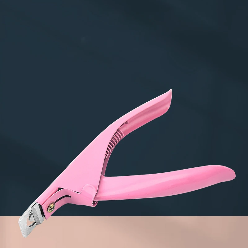 เคล็ดลับอะคริลิคปลอม Clipper เล็บ CLAMP Clippers พิเศษประเภท U Word ตัดเล็บปลอมเครื่องมือตัด Clipper เล็บเครื่องมือทําเล็บมือ
