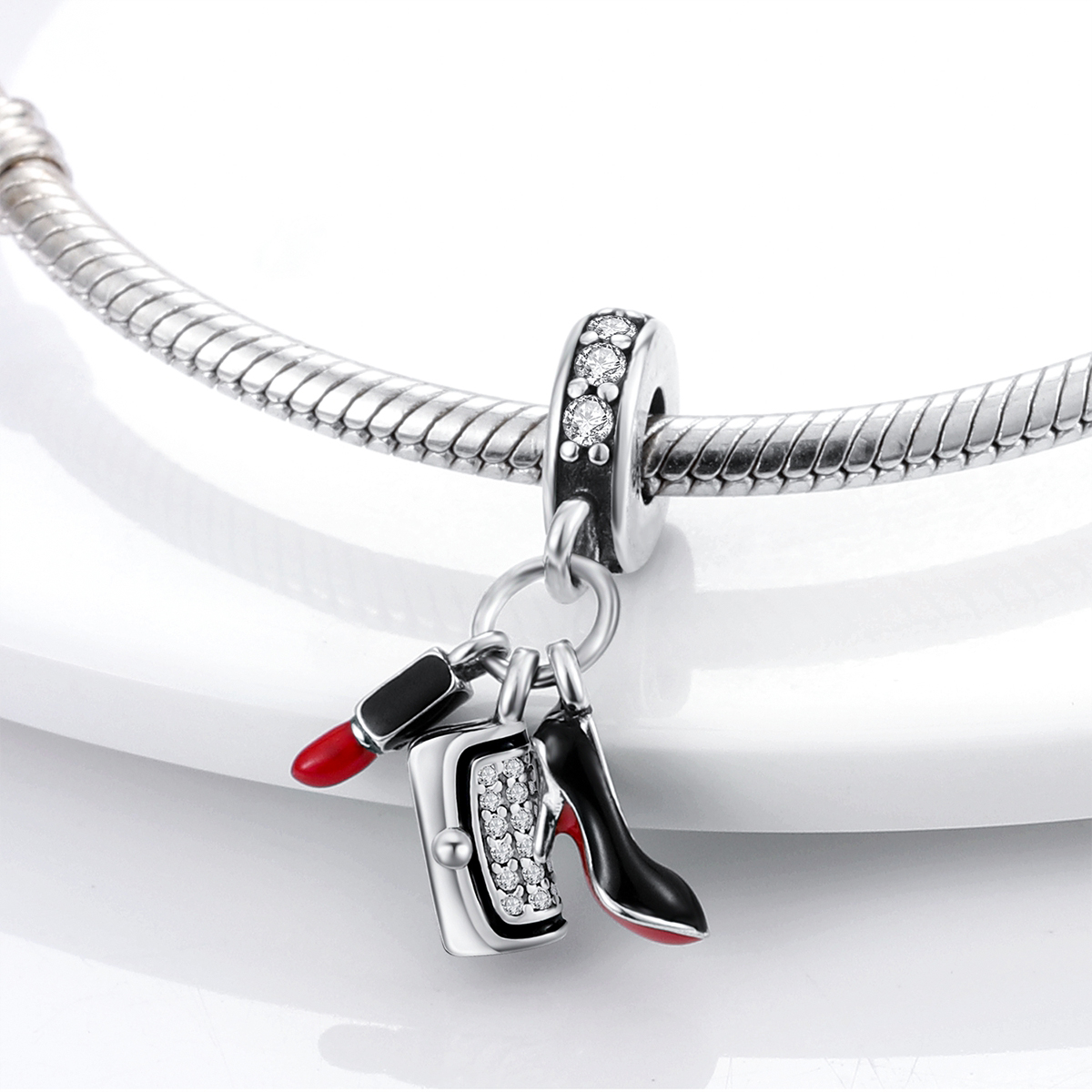 Encantos da sorte de girassol de viagem banhados a prata cabem pulseira original pingente pendurado faça você mesmo