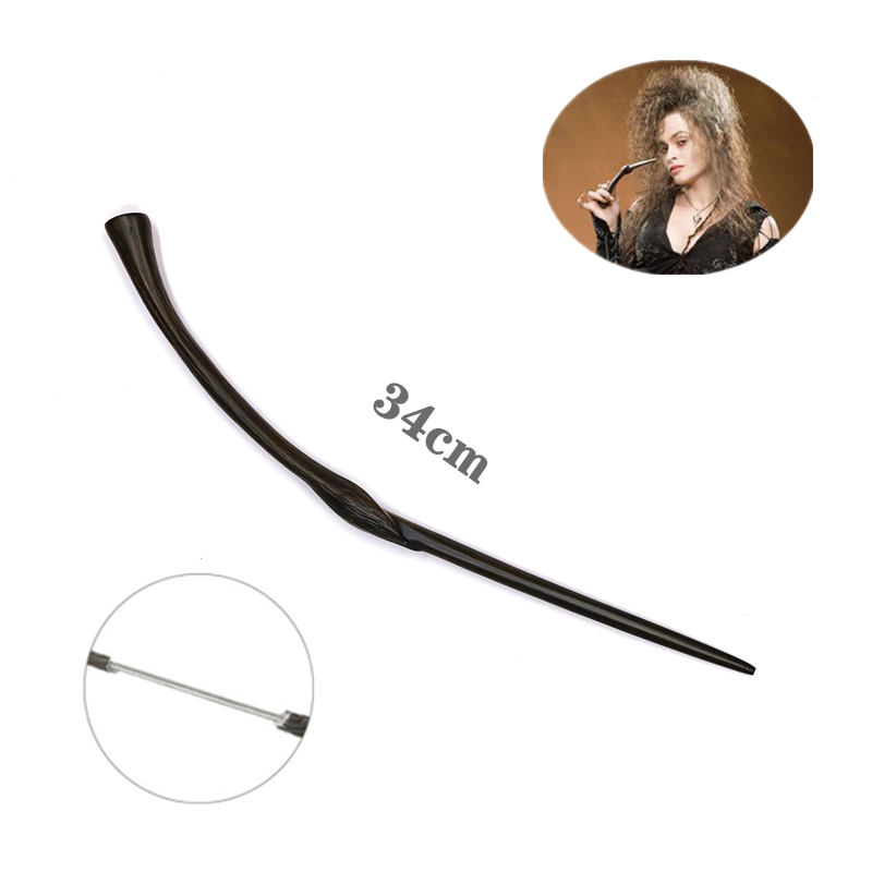 Metal Core Harry Potter Magic Wand Cosplay Hermione Granger Premium Gift Box Packaging Model Children's Toys Birthday Gift