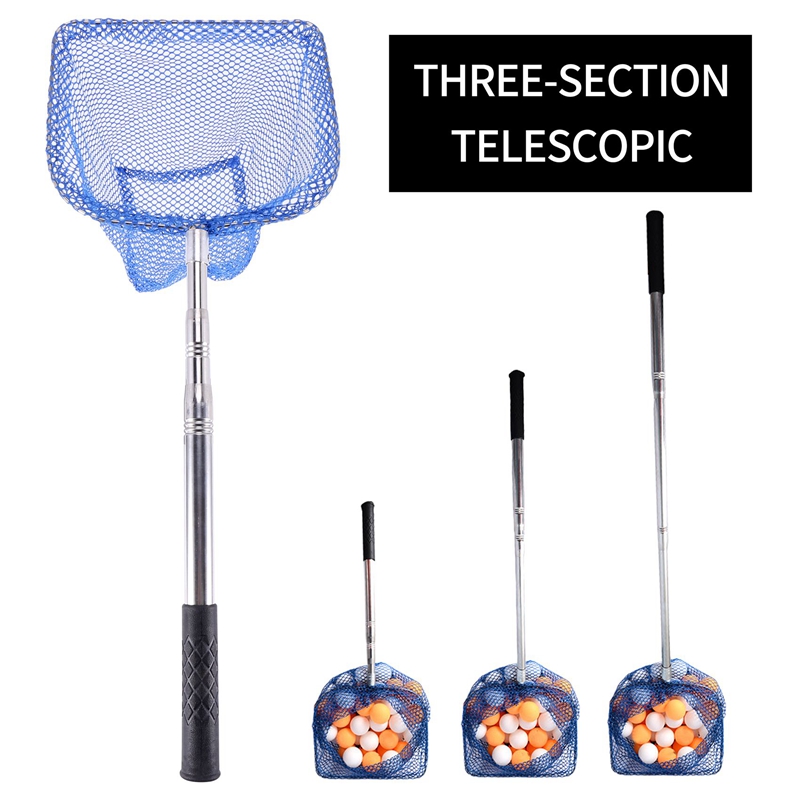 Tragbare Teleskop Scoop Net Tischtennis Ball Picker Net Tischtennis Ball Picker Container Training Werkzeug Für Ball
