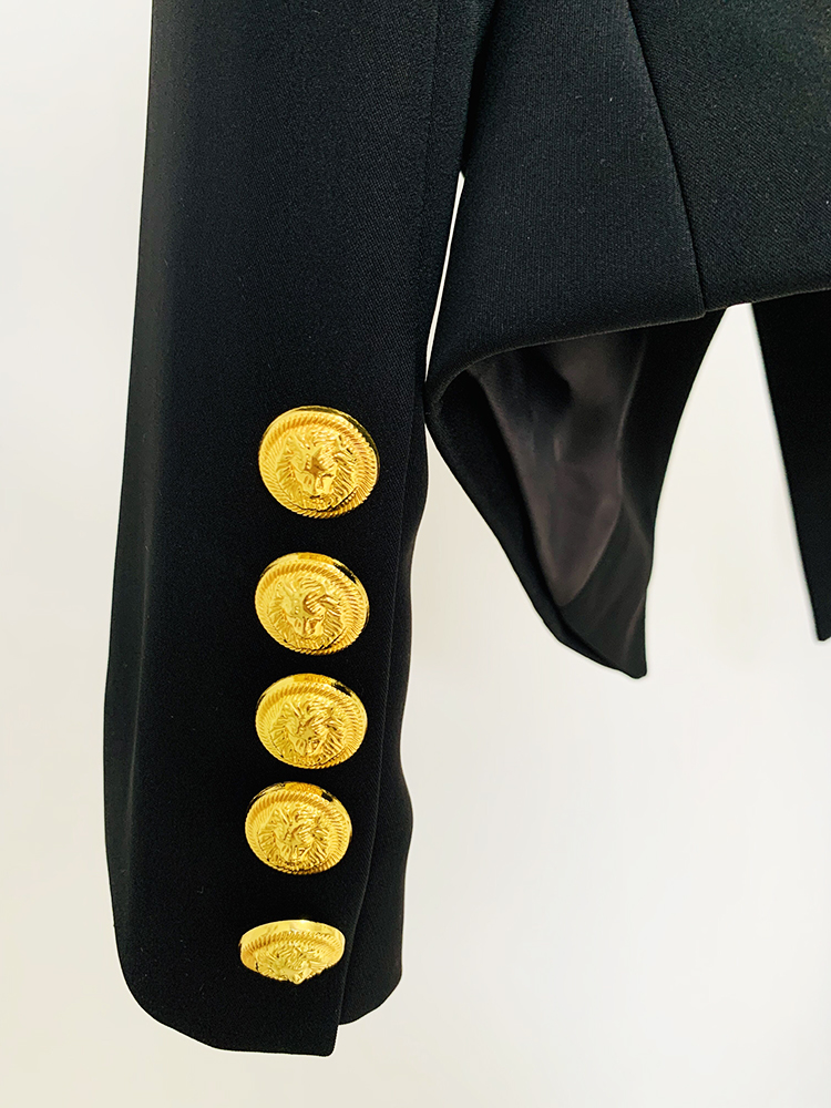 High Street neueste 2024 Designer Mode Jacke Damen schmal geschnittenen Ein knopf Revers Blazer 3 Farben