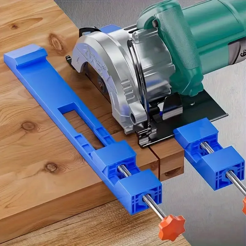 Guía de base ABS ajustable para sierra circular eléctrica y fresadora: accesorios de posicionamiento de alta precisión, carpintería, bricolaje