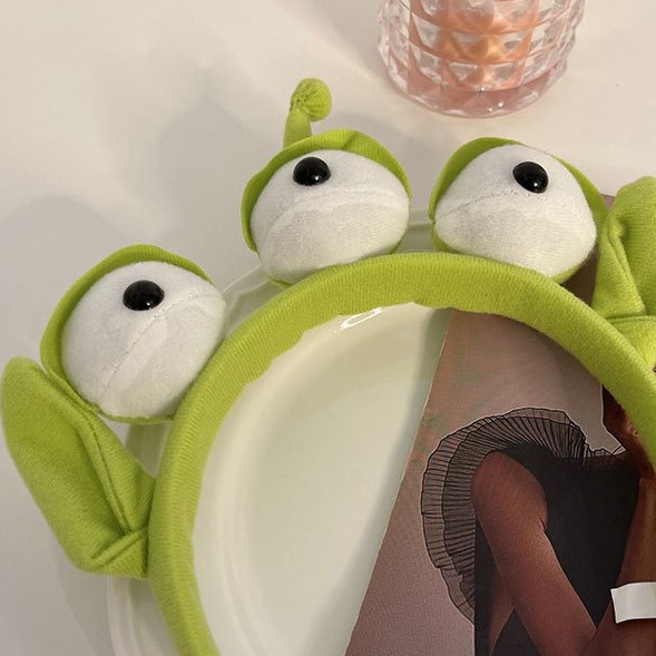 Drie Ogen Jongen Haar Hoepels Anime Cartoon Rond Haar Hoepels Nieuwe Schattige En Grappige Hoofd Hoepels Pluche Schattige Hoofddeksels Meisje